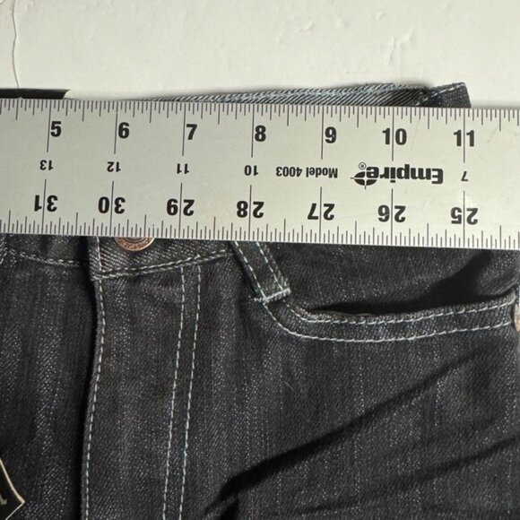 Old Skool Boys Jeans Size 5 Denim Pants with White Stitching - Picture 7 of 9
